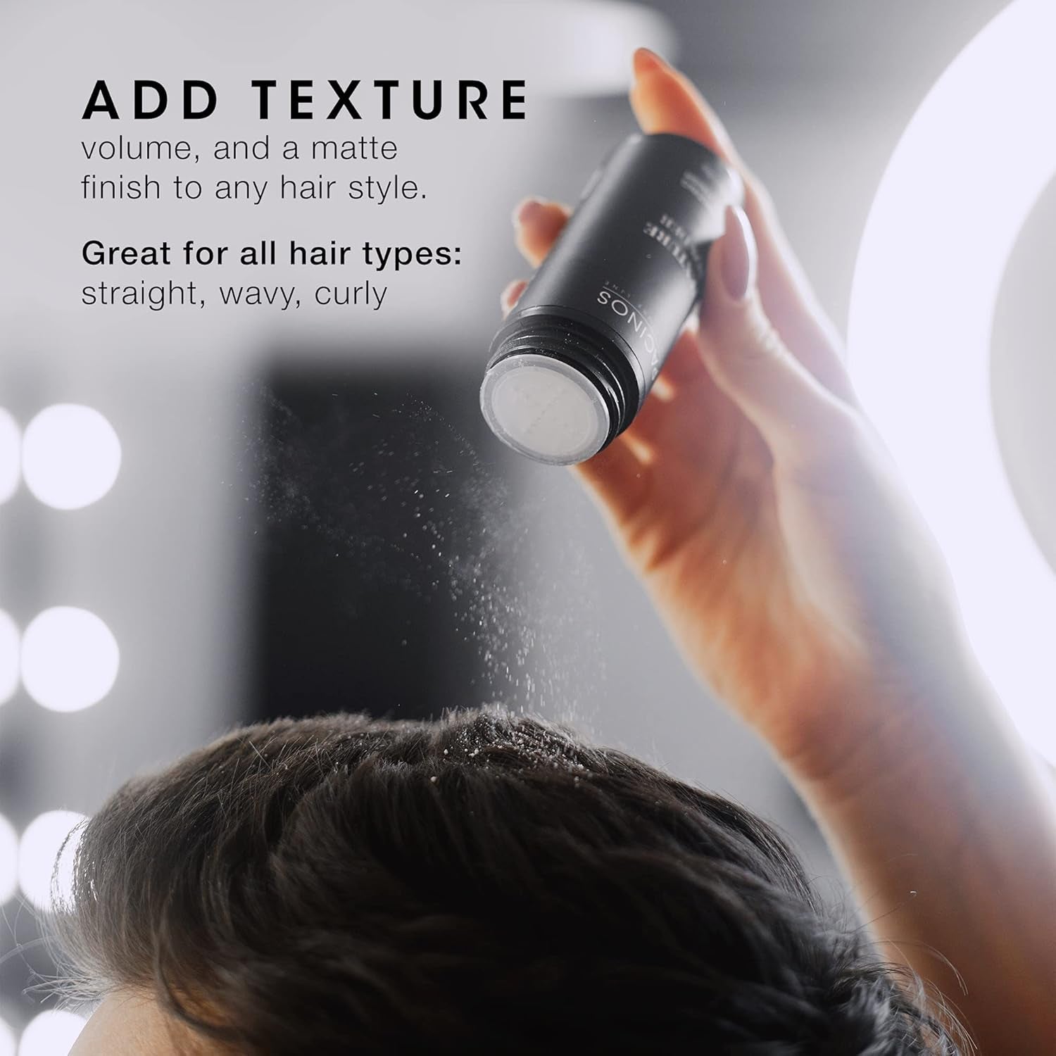 Texture Powder - Lightweight Root Lifting Powder with Matte Dry Finish for Texture, Volume & Thickness - Shaker Bottle for Easy Hair Styling, 8G