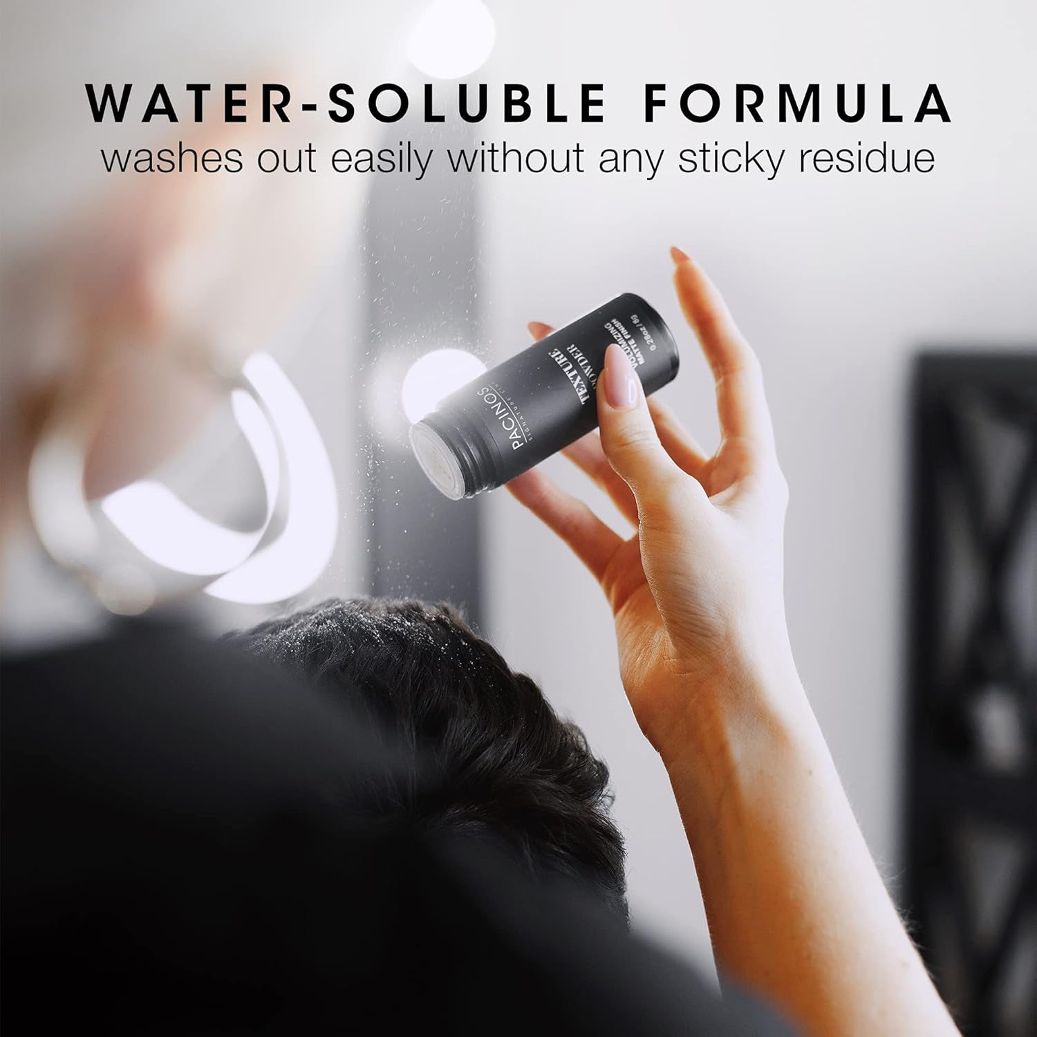 Texture Powder - Lightweight Root Lifting Powder with Matte Dry Finish for Texture, Volume & Thickness - Shaker Bottle for Easy Hair Styling, 8G